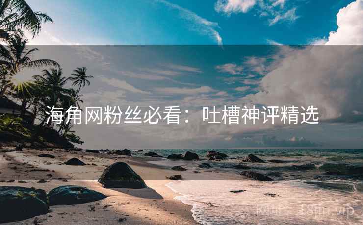 海角网粉丝必看:吐槽神评精选